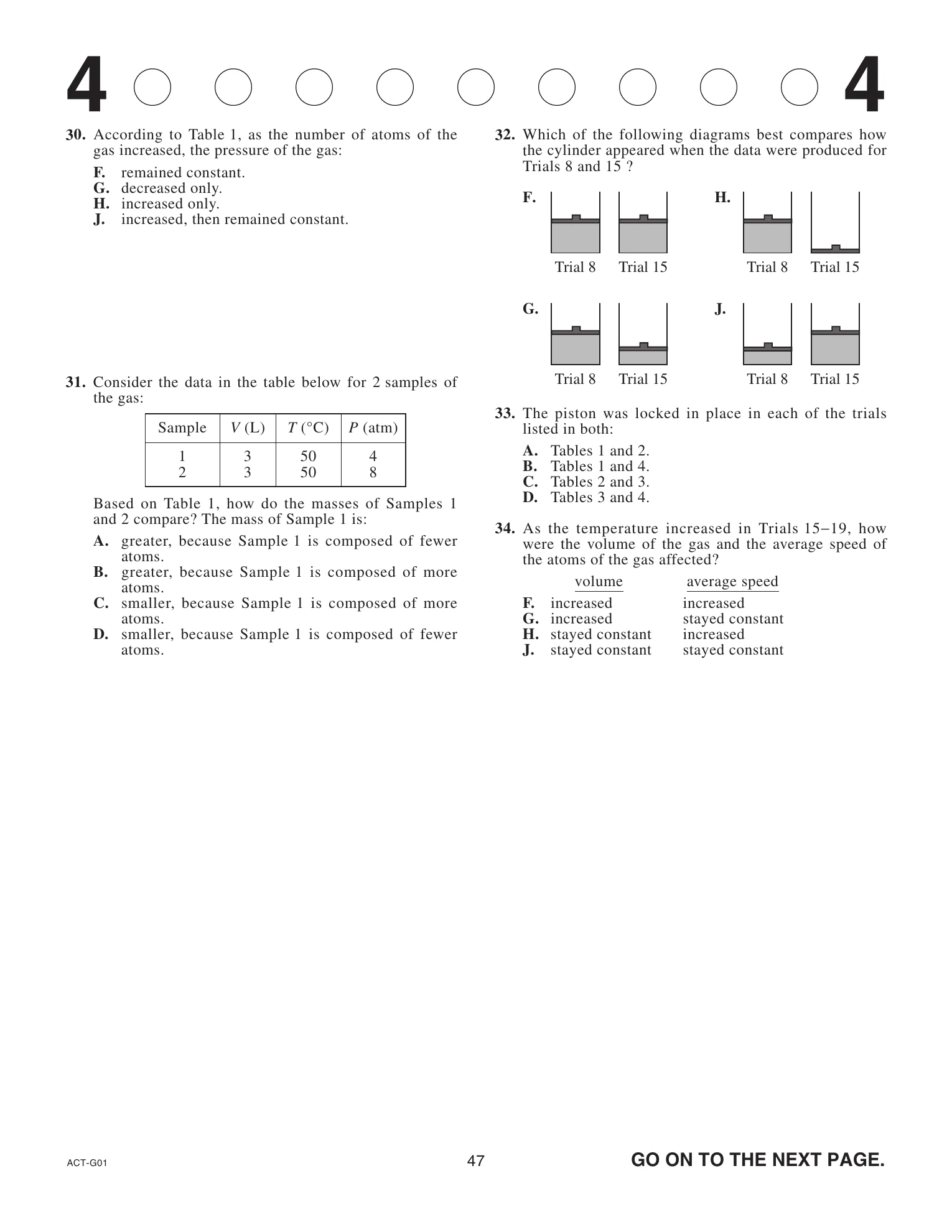Source page for act-september-2023-form-g01-science-034